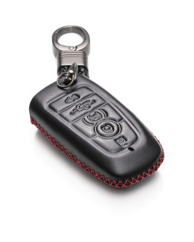 Vitodeco Leather Smart Key Fob Case Compatible With Ford Escape 2025 Bronco 2025 Explorer 2025 Edge 2025 Expedition 2025 F