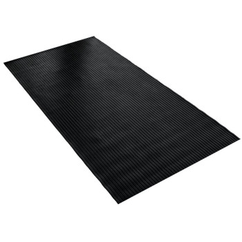 Bdk Gmt330 Black 8 X 4 Flex Tough Garage Thick Heavy Duty Rubber Floor Matprotector For Garage Shop Parking Patio Entranc