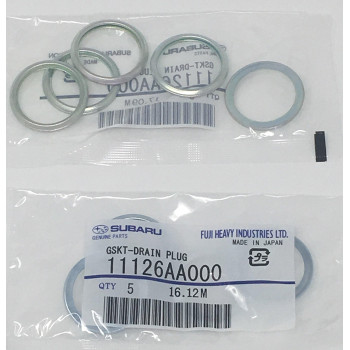 Subaru Genuine Oem 19852018 Subaru Oil Drain Plug Crush Washer Gasket Set Of 10 New 11126Aa000