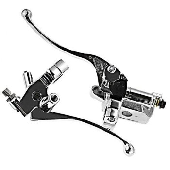 Saihisday 1 Brake Master Cylinder Clutch Set Chrome For Honda Shadow Vtx1800 Kawasaki Vulcan Yamaha Road Star Suzuki 1 Pair