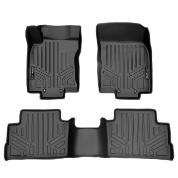 Maxliner Custom Fit Floor Mats 2 Row Liner Set Black Compatible With 20172021 Nissan Rogue Sport