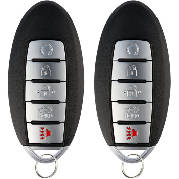 Keylessoption Keyless Entry Remote Car Smart Key Fob For Nissan Altima Maxima Kr5S180144014 Pack Of 2