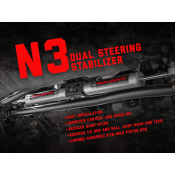 Rough Country N3 Dual Steering Stabilizer For 0312 Ram 25003500 4Wd 8749530