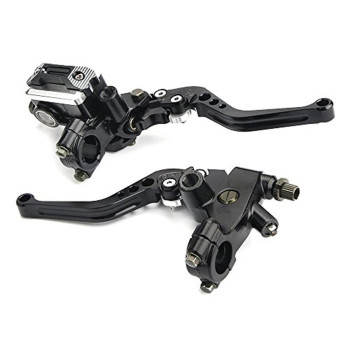 Lisylineauto Motorcycle Brake Lever 78 22Mm Handlebar Brake Master Cylinder Clutch Lever Left Right Set Compatible With Har