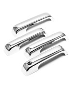 Eloveq Polished Chrome 4 Door Handle Cover For 20152019 Ford F150 Wo Smart Keyhole