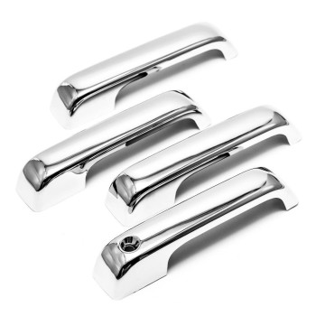 Eloveq Polished Chrome 4 Door Handle Cover For 20152019 Ford F150 Wo Smart Keyhole