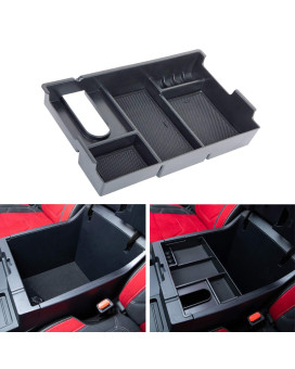 Jdmcar Compatible With Toyota Tundra Accessories 20072021 Center Console Organizer Armrest Box Secondary Storage Tray Full Co