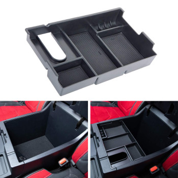 Jdmcar Compatible With Toyota Tundra Accessories 20072021 Center Console Organizer Armrest Box Secondary Storage Tray Full Co