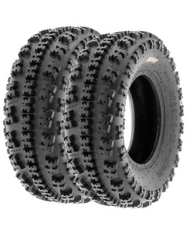 Pair Of 2 Sunf Xc Atv Utv Knobby Sport Tires 19X78 6 Pr Tubeless A027