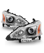 Acanii For 2013 2014 2015 Nissan Altima Sedan Projector Headlights Headlamps 1315 Driver Passenger Side