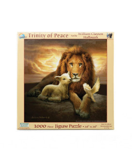 Sunsout Inc Trinity Of Peace 1000 Pc Jigsaw Puzzle By Artist William Clayton Hallmark Finished Size 26 X 26 Animals