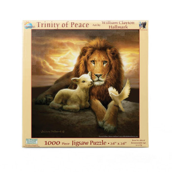 Sunsout Inc Trinity Of Peace 1000 Pc Jigsaw Puzzle By Artist William Clayton Hallmark Finished Size 26 X 26 Animals