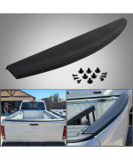 Tailgate Molding Cap Spoiler Compatible with 2009-2019 Dodge Ram 1500 2500 3500 Classic Tailgate Cover Molding Top Cap Protector Lip Spoiler Replace for CH1909100 55372052AH 6502632 926-578
