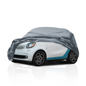 5 Layer Custom Fit Cover For 20072016 Smart Marque K Fortwo Durable Dustproof Full Coverage Windproof With Mirror Pockets