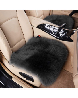 Big Ant Sheepskin Seat Covers Car Seat Pad Soft Long Wool Warm Seat Cushions Cover Winter Protector Universal Fit For Cars Au