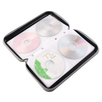 Alavisxf Xx Cd Holder 72 Capacity Cddvd Case Holder Portable Wallet Storage Organizer Hard Plastic Protective Storage Holder F