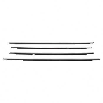 Motorfansclub 4Pcs Window Sealing Weatherstrip Fit For Honda Accord 2008 2009 2010 2011 2012 Sealing Strip Door Outside Trim Ch