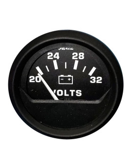 Faria 12860 Euro Voltmeter Gauge 2032 Vdc 2