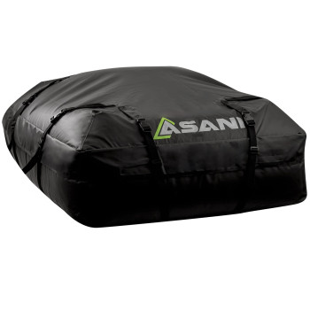 Asani Waterproof Car Roof Top Cargo Carrier Bag With 8 Heavyduty Straps And Buckles Weatherproof Luggage Roofbag For Rooftop