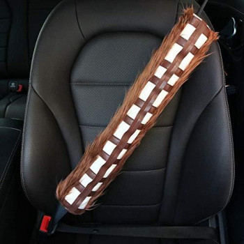 GNEGNI Star Wars Chewbelta Chewbacca Seat Belt Shoulder Cover Pad for Car Handbag