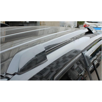 Car Accessories Glossy Black Roof Rack Rails End Cap Protection Cover Shell For Toyota Highlander 20082013