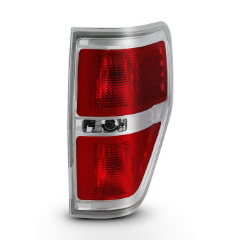 Acanii For 20092014 Ford F150 Styleside Pickup Truck Chrome Trim Tail Light Rear Brake Lamp Assembly Passenger Side