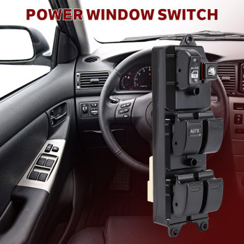 Lcwrgs Master Power Window Switch Compatible With Toyota Camry 1997 1998 1999 2000 2001 Toyota Corolla 1998 1999 2000 2001 2002