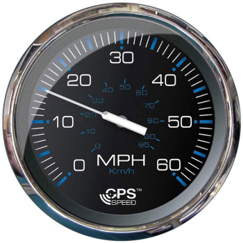 Faria Beede 33761 Chesapeake Stainless Steel Speedometer 60 Mph Studded 5 Black