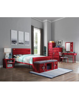 Twin Bed - Red Tianjin