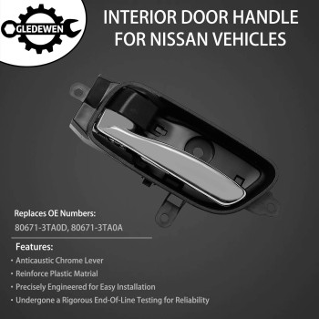 Interior Door Handle Front Rear Left Driver Side For 20132017 Nissan Altima Pathfinder 2015 2017 Nissan Titan 20162017 Tit