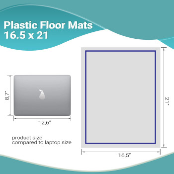 APQ Roll of 500 Plastic Floor Mats 16.5 x 21. Heavy Duty Protective Cover Auto Floor Mats 16.5x21. Thickness 2 Mil. Removable Floor Mats Ideal for Detail Shops, Car Wash Facilities, Service Stations.