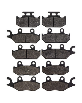 Niche Brake Pad Kit For Yamaha Viking 700 Vi Wolverine X4 Rspec 1Xd258050000 1Xd258051000 Front Rear Semimetallic