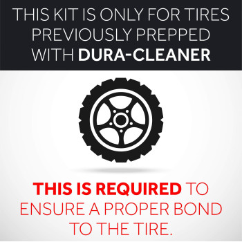 Dura-Dressing Re-Load for Tires Already Coated with Dura-Dressing, 8 oz. Bottle - Tire Dressing Kit - Made in The USA to Ensure Your Tires Shine and Look Great