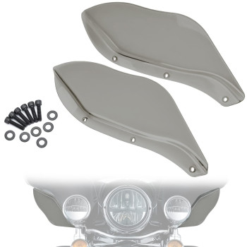 Amazicha Smoke Fairing Air Deflectors Side Wings Windshield Side Cover Shield Compatible for Harley Davidson Street Glide Electra Glide Tri Glide 1996-2013