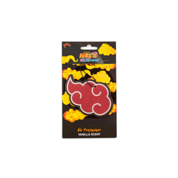 Naruto Akatsuki Red Rain Cloud Symbol Hanging Car Air Freshener Features A Doublesided Print Of The Menacing Red Cloud Symbol