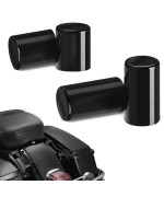 Amazicha Black Docking Hardware Covers Kit Compatible for Harley Davidson Touring Street Glide, Electra Glide, Road Glide, Road King 2009-later