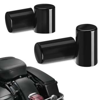 Amazicha Black Docking Hardware Covers Kit Compatible for Harley Davidson Touring Street Glide, Electra Glide, Road Glide, Road King 2009-later