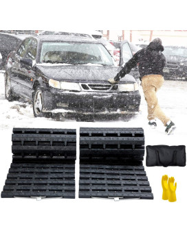 Jojomark Tire Traction Mat Recovery Track Portable Emergency Devices For Pickups Snow Ice Mud And Sand Used To Cars Trucks