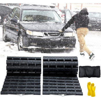 Jojomark Tire Traction Mat Recovery Track Portable Emergency Devices For Pickups Snow Ice Mud And Sand Used To Cars Trucks