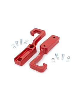 Rough Country Forged Tow Hooks For For 1522 Jeep Grand Cherokee Red Rs133