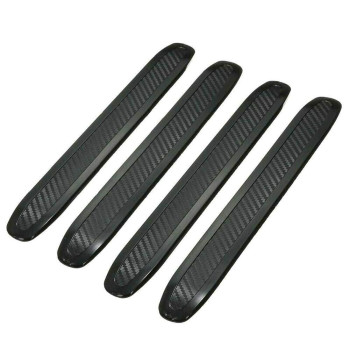 Sundan 4Pcs Black Anticollision Patch Bumper Guard Strip Antiscratch Bumper Protector Trim Universal For Cars Suv Pickup Truck