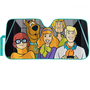 Scooby Doo 821458 Scooby Doo Mystery Machine View Accordion Car Sunshade