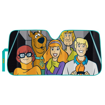 Scooby Doo 821458 Scooby Doo Mystery Machine View Accordion Car Sunshade