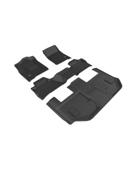 3D MAXpider GMC YUKON XL WITH BENCH 2ND ROW 2015-2020 KAGU BLACK R1 R2 R3