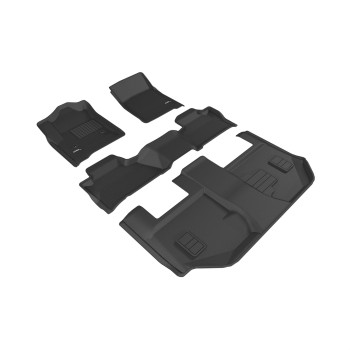 3D MAXpider GMC YUKON XL WITH BENCH 2ND ROW 2015-2020 KAGU BLACK R1 R2 R3