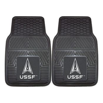 Fanmats, United States Space Force 2-pc Vinyl Car Mat Set