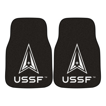 Fanmats, United States Space Force 2-pc Carpet Car Mat Set