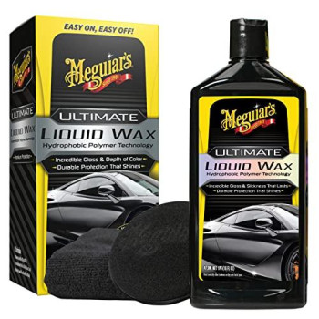 Meguiars G210516 Ultimate Liquid Wax Durable Protection That Shines Towel And Pad Included 16 Oz Bottle