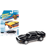 1971 AMC Javelin AMX Black with White Stripes Class of 1971 Limited Edition to 7298 pieces Worldwide Muscle Cars USA Series 1/64 Diecast Model Car by Johnny Lightning