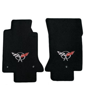 Corvette 1997-2004 2 Piece Black Ultimat C5 Logo Mat